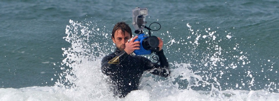 water housing for surfing
